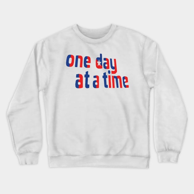 One Day at a Time- Cuba Intro Logo Crewneck Sweatshirt by tziggles